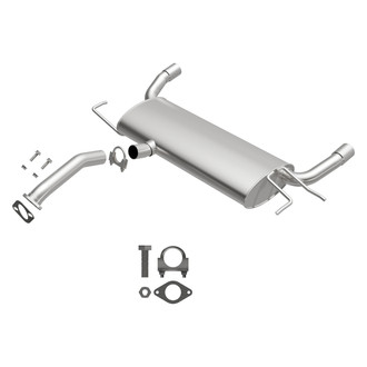BRExhaust® - Aluminized Steel Rear Exhaust Muffler Kit