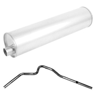 BRExhaust® - 2-Pc Exhaust Muffler Assembly Kit