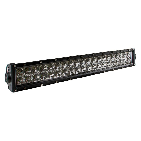 Bright Earth® - 20" 120W Dual Row Combo Spot/Flood Beam LED Light Bar with Chrome Outer Reflector