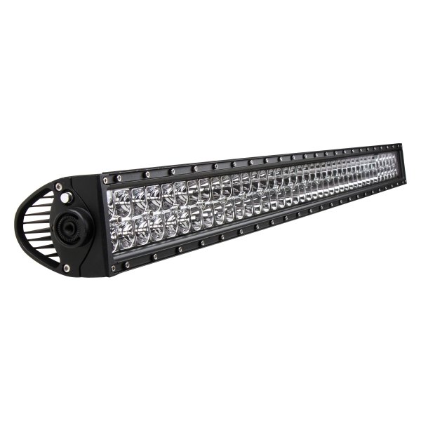Bright Earth® - 40" 240W Dual Row Combo Spot/Flood Beam LED Light Bar with Chrome Outer Reflector