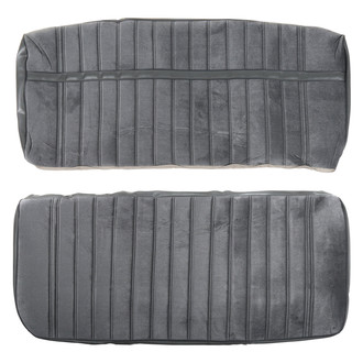Brothers Trucks® - Vinyl and Cloth Seat Upholstery, Gray/Charcoal