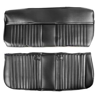 Brothers Trucks® - Deluxe Pleat Vinyl Seat Upholstery, Black