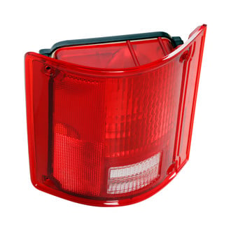 Brothers Trucks® - Driver Side Chrome/Red Factory Style Tail Light Lens and Housing