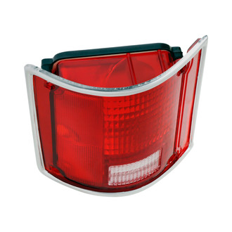 Brothers Trucks® - Chrome/Red Factory Style Tail Light Lens and Housing