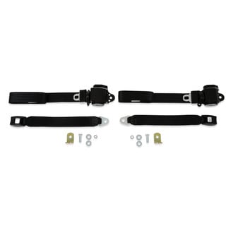 Brothers Trucks® - 3 Point Bench Seat Belt Kit, Black