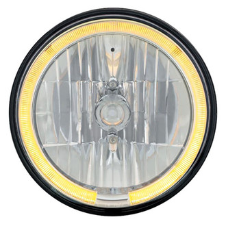 Brothers Trucks® - 7" Round Chrome Halo Euro Headlight