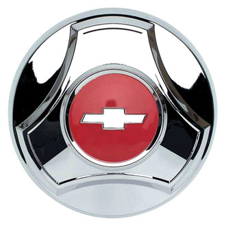 Brothers Trucks® - Chrome/Red Hub Caps