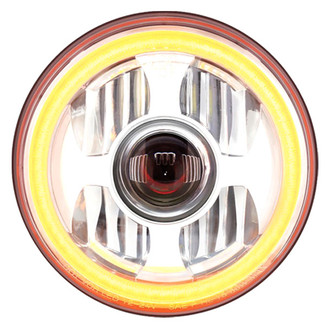 Brothers Trucks® - 7" Round Driver Side Chrome LED Headlight