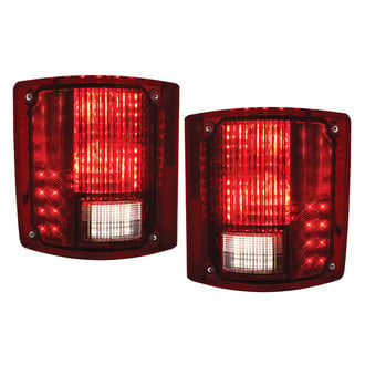 Brothers Trucks® - Driver and Passenger Side Chrome/Red LED Tail Lights