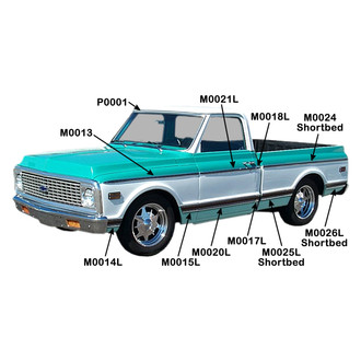 Brothers Trucks® - Rear Lower Driver Side Bed Side Molding