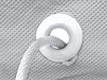 Built-in reinforced grommets add security