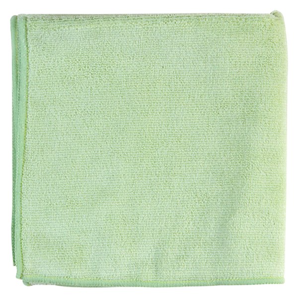 Buff and Shine® - 16" x 16" Green Microfiber Towels