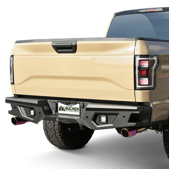 Bulken Off-Road® - Full Width Black Powder Coated Rear HD Bumper