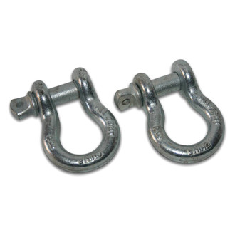 Bulldog Winch® - 9,500 lbs Silver Zinc D-Ring Shackle
