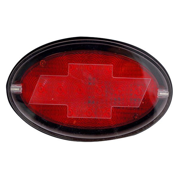 Bully® - Oval LED Hitch Cover with Brake Light Chevy Logo