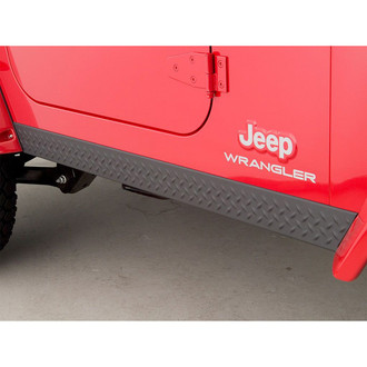 Bushwacker® - Trail Armor™ Black Rocker Guards