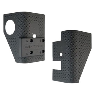 Bushwacker® - Trail Armor™ OE Matte Black Rear Corner Set For Bushwacker OE Style and Flat Style Fender Flares