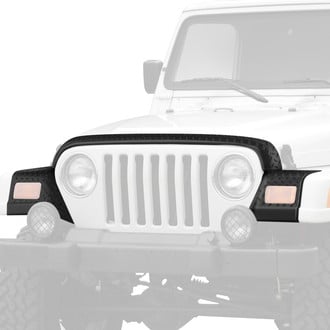 Bushwacker® - Trail Armor™ OE Matte Black Hood Stone Guard and Front Corners Set