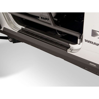 Bushwacker® - Trail Armor™ Black Rocker Panel Kit with Door Sill Plates