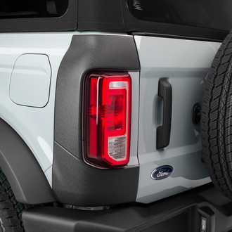 Bushwacker® - Trail Armor™ Black Rear Corner Set