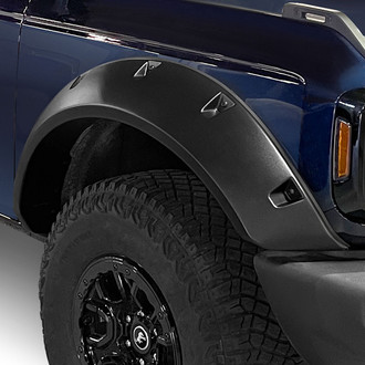Bushwacker® - Pocket Style™ Matte Black Front and Rear Fender Flares
