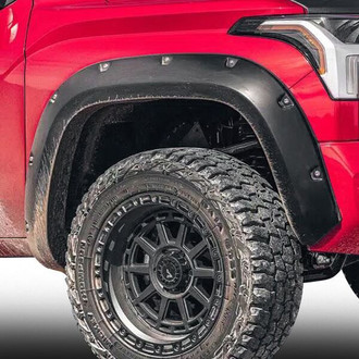 Bushwacker® - Pocket Style™ Smooth Matte Black Front Fender Flares