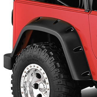 Bushwacker® - Pocket Style™ Matte Black Rear Fender Flares