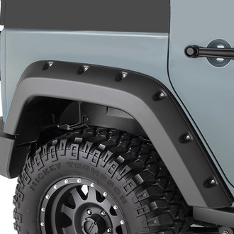 Bushwacker® - Pocket Style™ Matte Black Rear Fender Flares