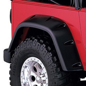 Bushwacker® - Pocket Style™ Matte Black Front and Rear Fender Flares