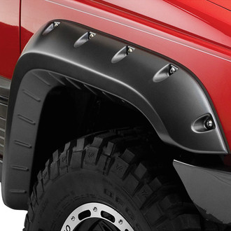 Bushwacker® - Cut-Out™ Matte Black Front and Rear Fender Flares