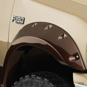 Bushwacker® - Cut-Out™ Matte Black Front Fender Flares