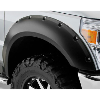 Bushwacker® - Pocket Style™ Matte Black Front Fender Flares