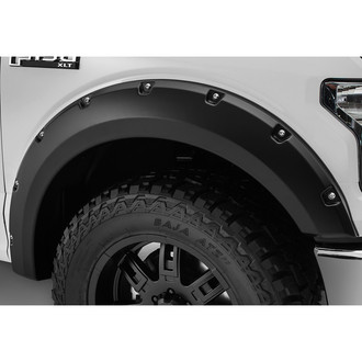 Bushwacker® - Pocket Style™ Matte Black Front Fender Flares