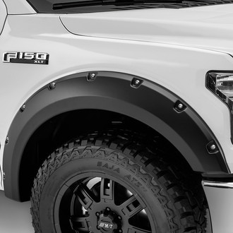 Bushwacker® - Pocket Style™ Matte Black Front and Rear Fender Flares