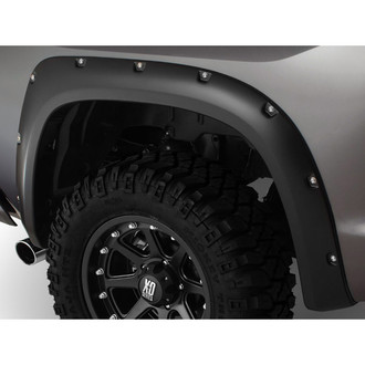 Bushwacker® - Pocket Style™ Matte Black Rear Fender Flares