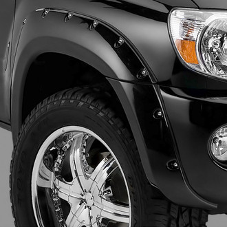 Bushwacker® - Pocket Style™ Matte Black Front and Rear Fender Flares