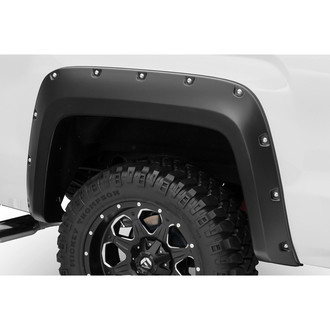 Bushwacker® - Pocket Style™ Matte Black Rear Fender Flares