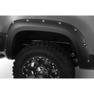 Bushwacker® - Pocket Style™ Matte Black Rear Fender Flares