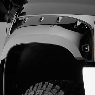 Bushwacker® - Pocket Style™ Matte Black Front and Rear Fender Flares