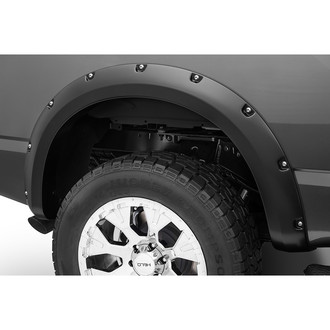 Bushwacker® - Pocket Style™ Matte Black Front Fender Flares