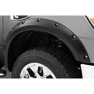 Bushwacker® - Pocket Style™ Matte Black Front and Rear Fender Flares