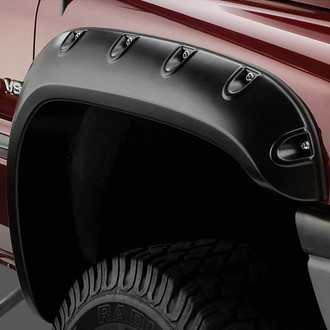 Bushwacker® - Cut-Out™ Matte Black Front Fender Flares