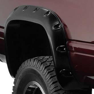 Bushwacker® - Cut-Out™ Matte Black Rear Fender Flares
