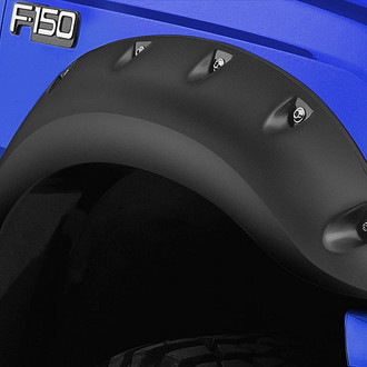 Bushwacker® - Cut-Out™ Matte Black Front and Rear Fender Flares
