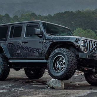 Bushwacker® - Flat Style Matte Black Fender Flares