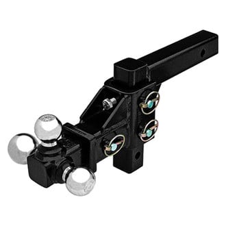 Buyers® - Class 3 / 4 Adjustable Pintle Tri-Ball Mount for 2" Receivers