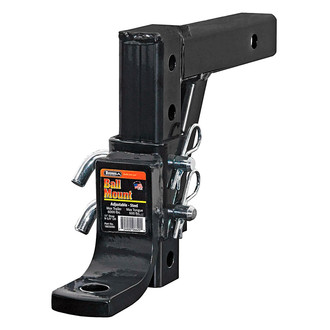 Buyers® - Class 3 Adjustable 11" Drop / 9-3/4" Rise Ball Mount for 2" Receivers