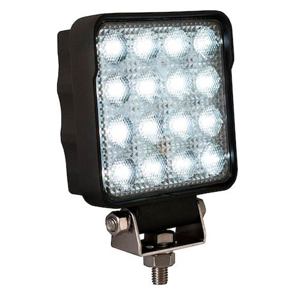 Buyers® - Stud Mount 4.6" 45.5W Square Flood Beam LED Light