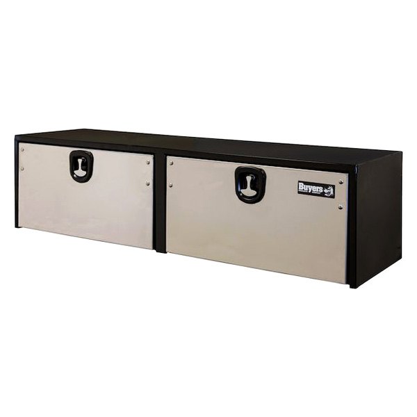 Buyers® - Double Drop Doors Underbody Tool Box with Die Cast Compression Latch