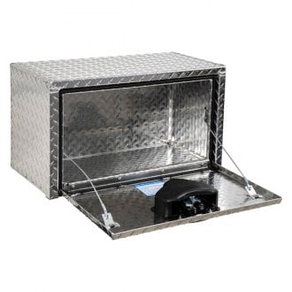 Semi Truck Underbody Tool Boxes - Aluminum, Steel, Single Semi Truck Underbody Tool Boxes - Aluminum, Steel, Single